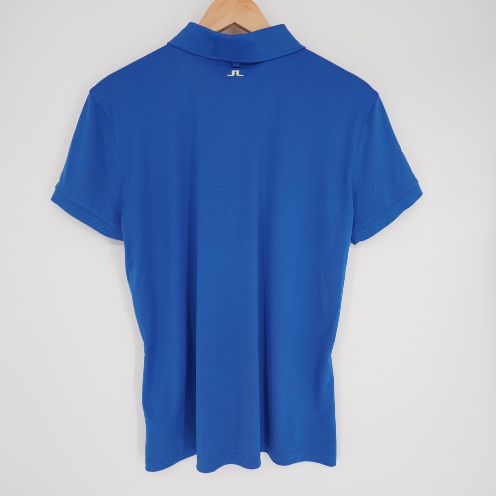 J.Lindeberg Tour Tech Golf Polo Womens XL Blue Short Sleeve Athletic Shirt - Picture 2 of 11